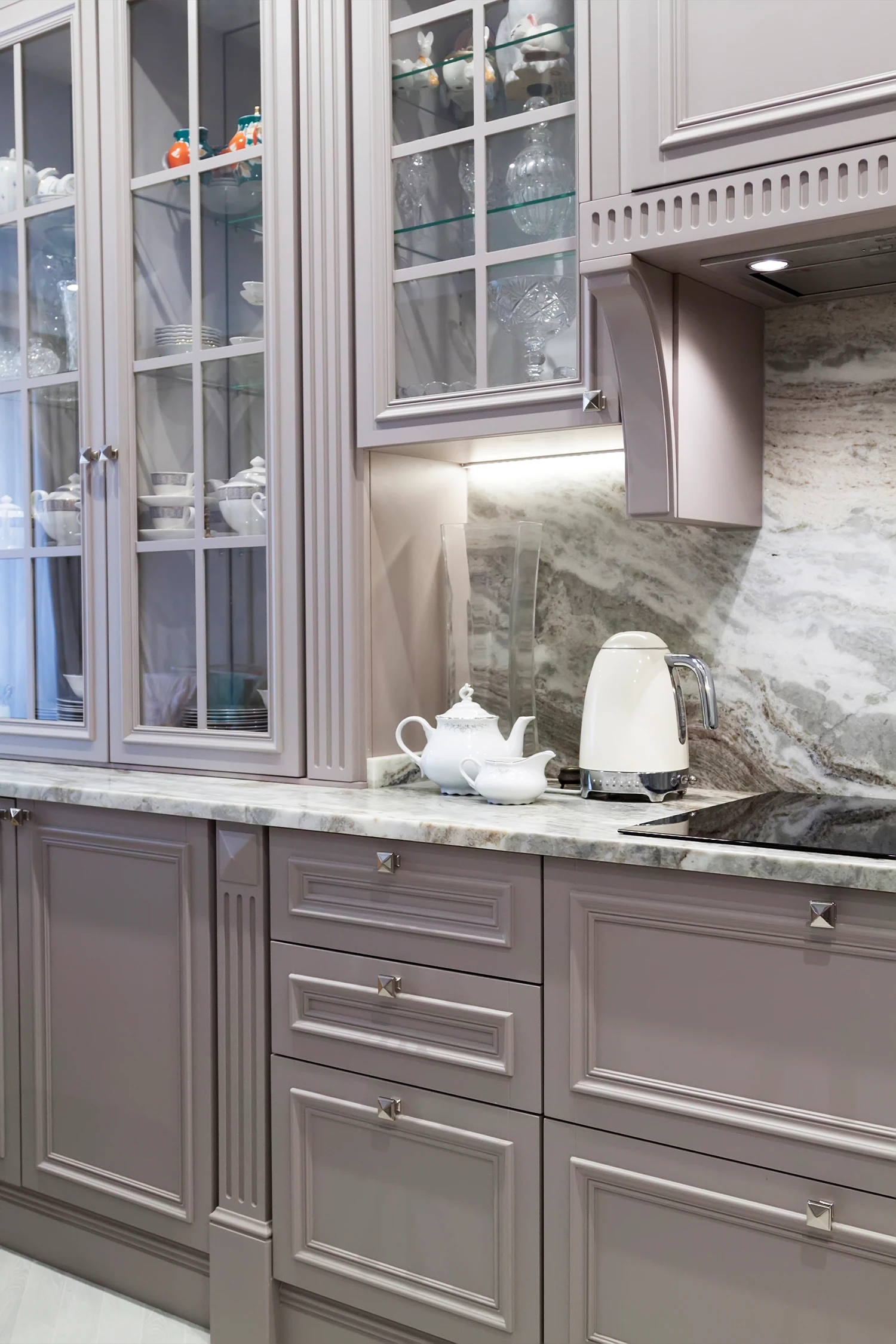 elegant kitchen with style cabinetry