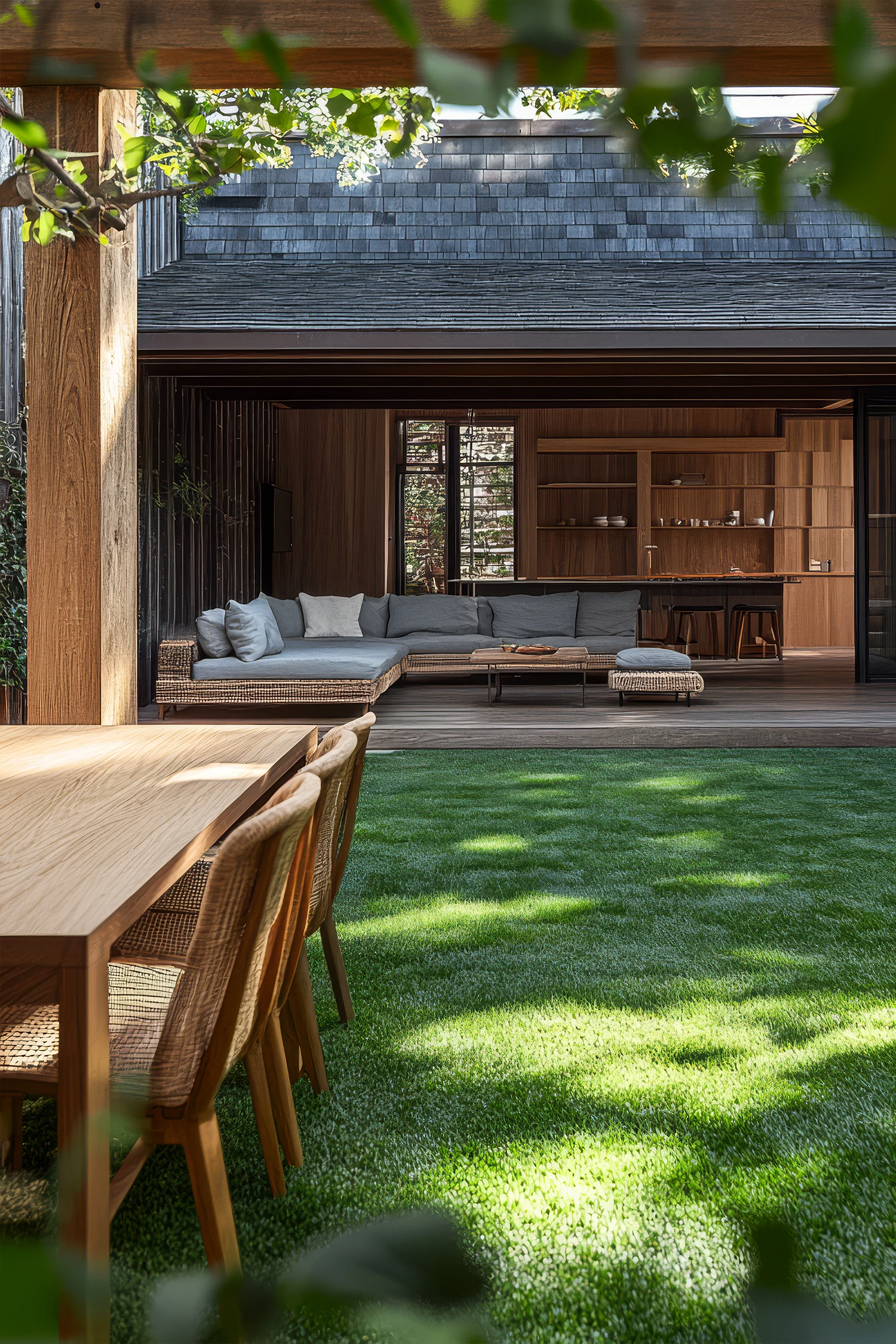 indoor-outdoor living space